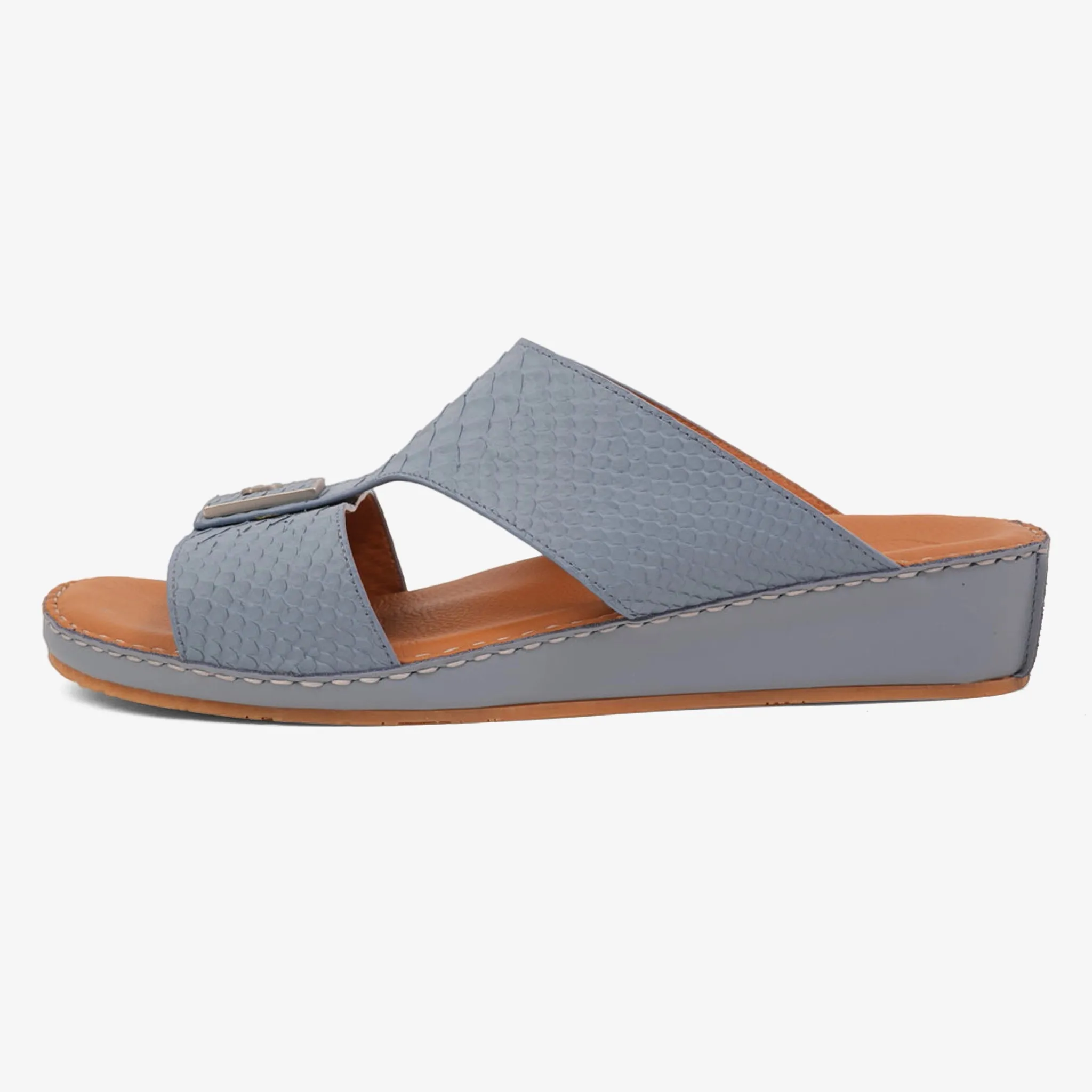 DESIGNER PITONE VENEZIANO ARABIC SANDALS BLUE-GREY