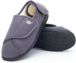 Diabetic Slippers Women, Lymphedema Shoes, Edema Shoes Swollen Feet, Indoor and Outdoor Hook and Loop, Non Slip House Shoes