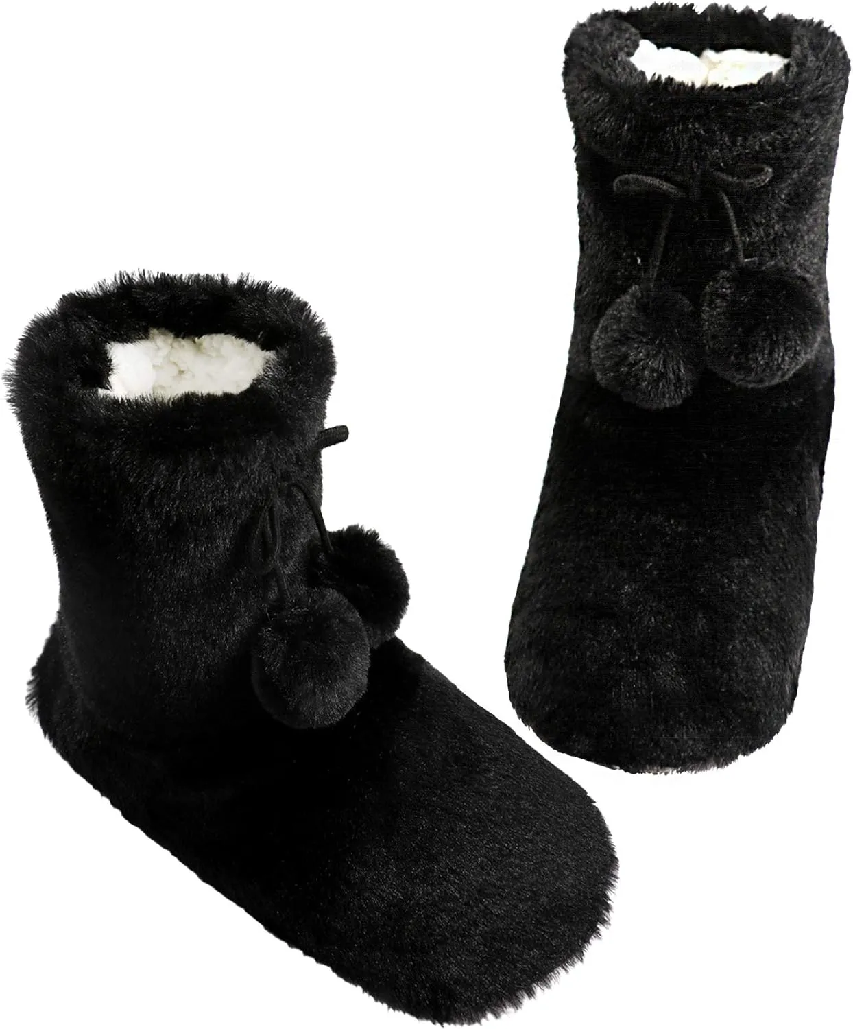 DICUIRD Slipper Socks with Grippers for Women,Winter Cozy&Comfy Boot Slippers for Women