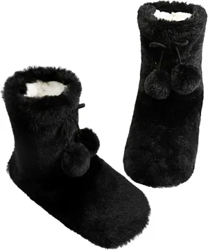 DICUIRD Slipper Socks with Grippers for Women,Winter Cozy&Comfy Boot Slippers for Women