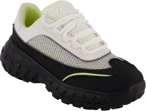DKNY Men's Rubber Sole Round Toe Shape Lace-up Sneakers