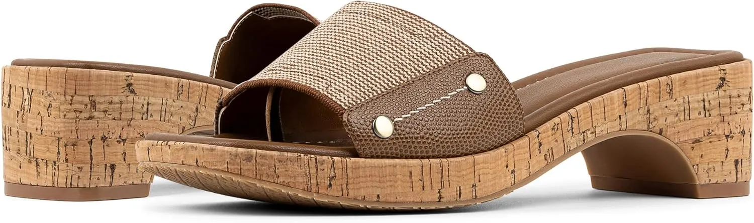 Donald Pliner Women's Rodeo Jute Elastic Slide Sandal