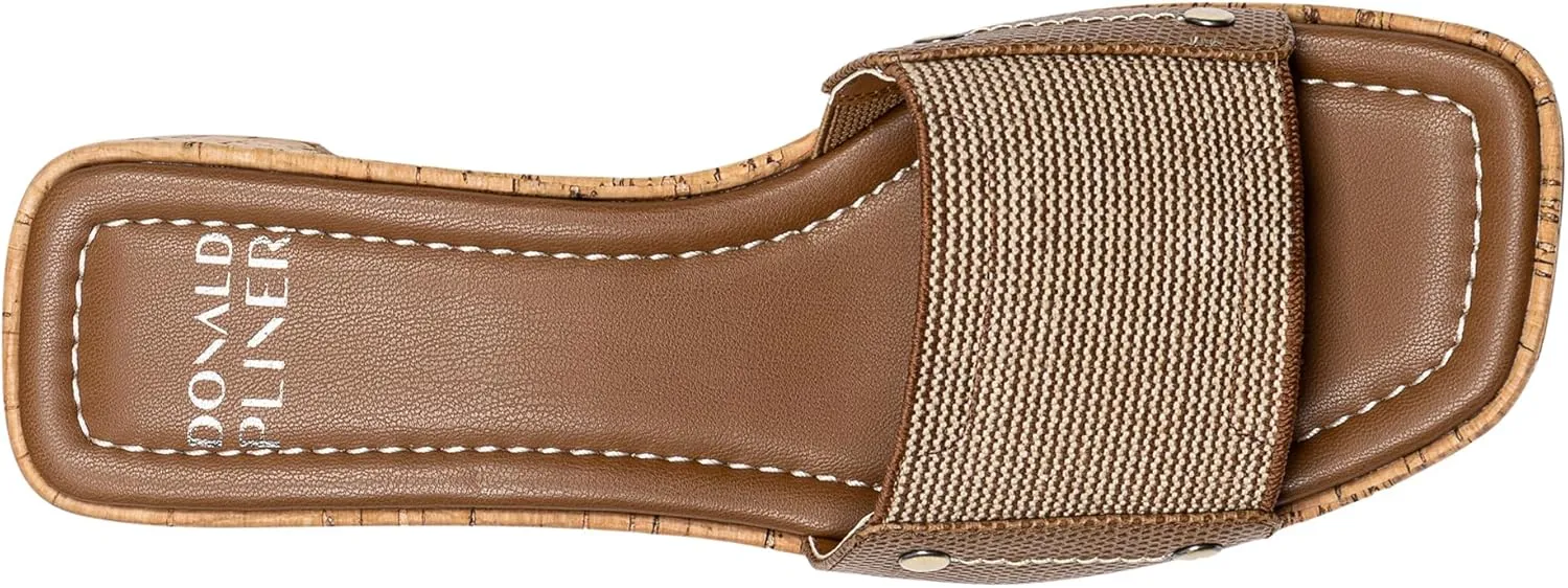 Donald Pliner Women's Rodeo Jute Elastic Slide Sandal