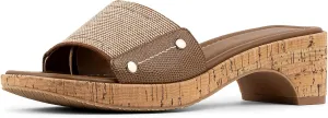 Donald Pliner Women's Rodeo Jute Elastic Slide Sandal