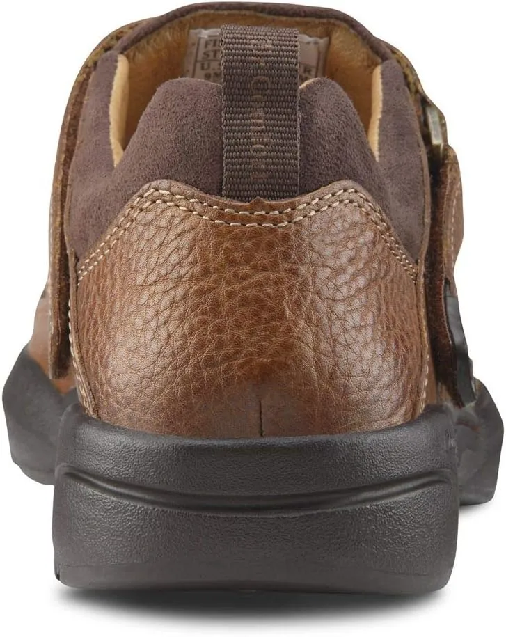 Dr. Comfort Fisherman Men's Therapeutic Diabetic Extra Depth Sandal: Chestnut 13.0 Wide (E/2E)