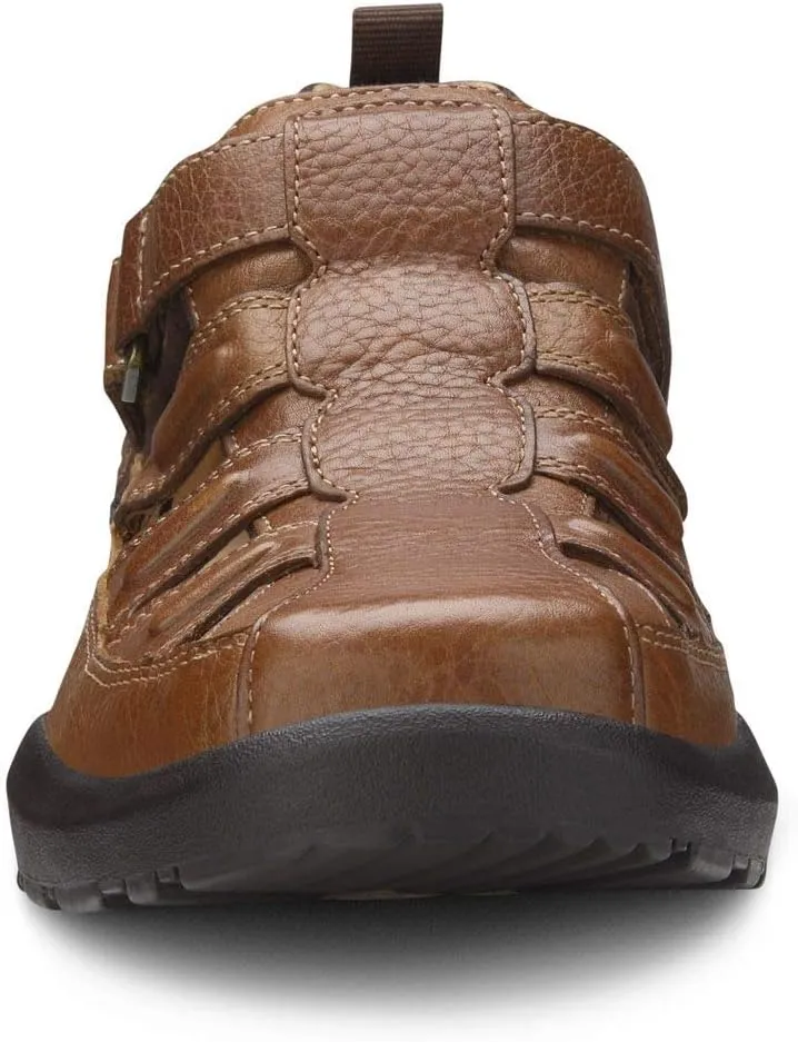 Dr. Comfort Fisherman Men's Therapeutic Diabetic Extra Depth Sandal: Chestnut 13.0 Wide (E/2E)