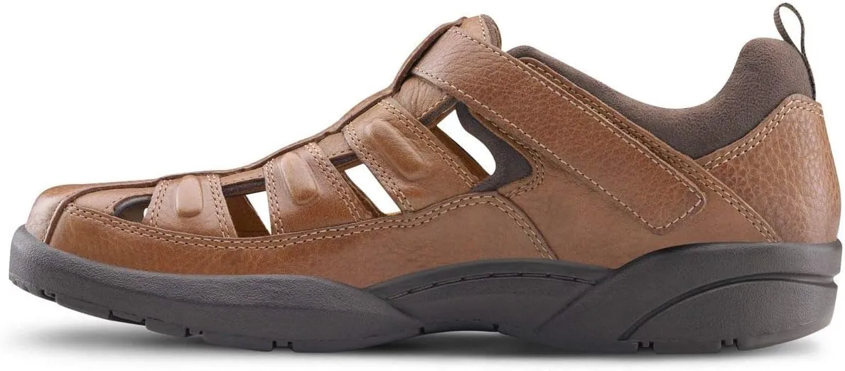Dr. Comfort Fisherman Men's Therapeutic Diabetic Extra Depth Sandal: Chestnut 13.0 Wide (E/2E)