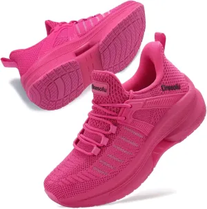 Dresofu Women's Casual Breathable Walking Non-Slip Shoes Platform Lightweight Jogging Tennis Sneakers