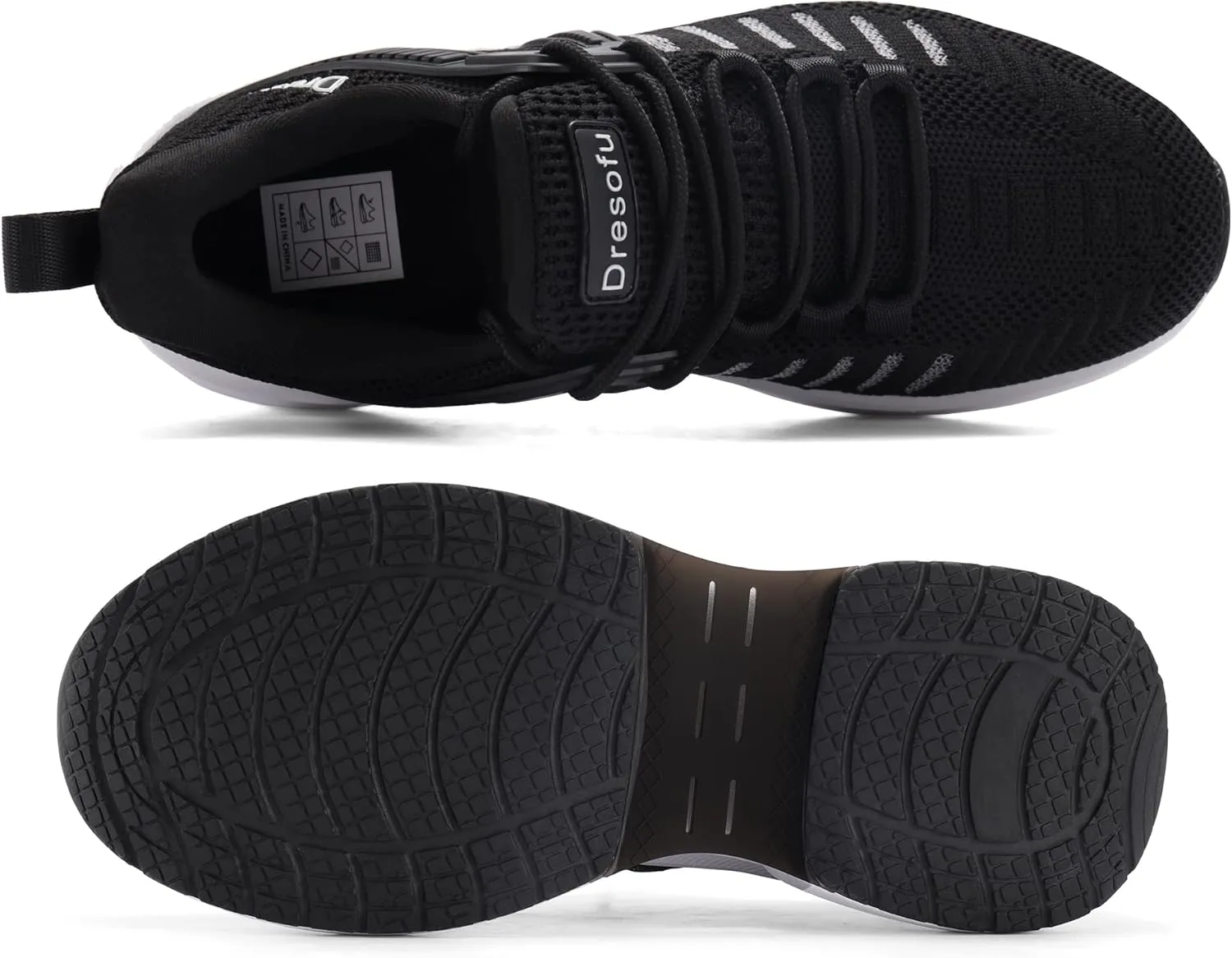 Dresofu Women's Casual Breathable Walking Non-Slip Shoes Platform Lightweight Jogging Tennis Sneakers