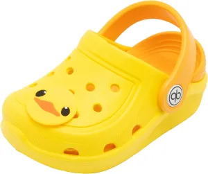 dripdrop Girls Comfort Clogs Kids Slip On Garden Shoes Boys Lightweight Beach Pool Slide Sandals Shower Slipper (Toddler/Little Kids)