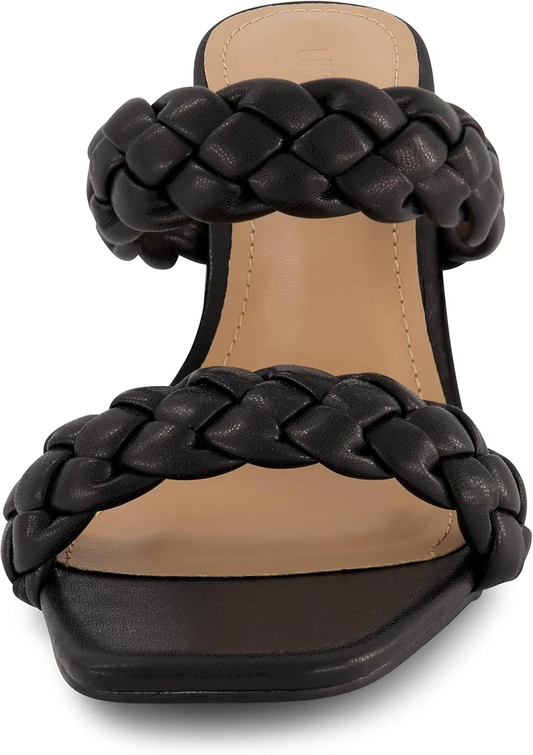 Dunes   CUSHIONAIRE Technology Women's Iris braided Heel Sandal  Memory Foam and Wide Widths Available