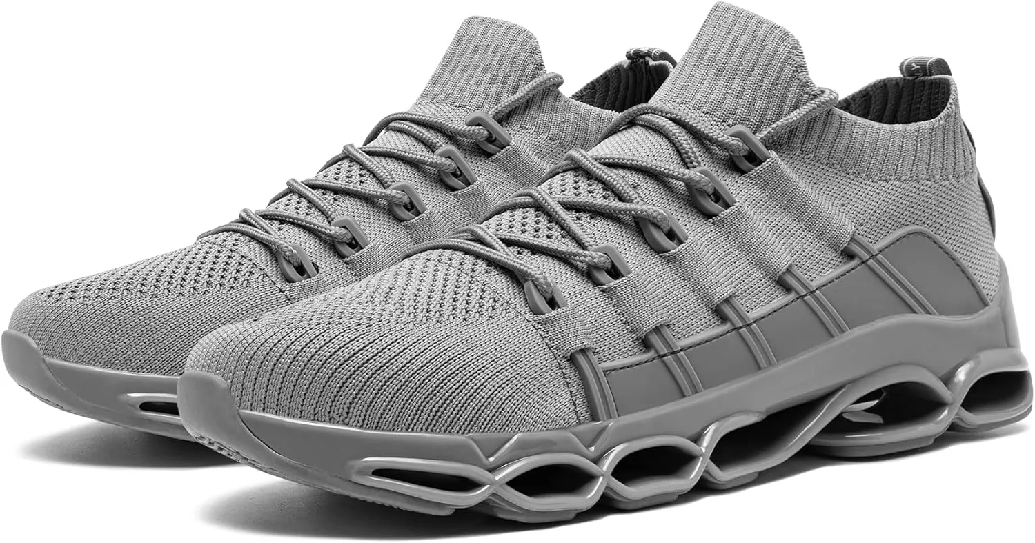 DYKHMILY Steel Toe Wide Sneakers for Women Lightweight Safety Shoes Breathable Slip on Work Shoe