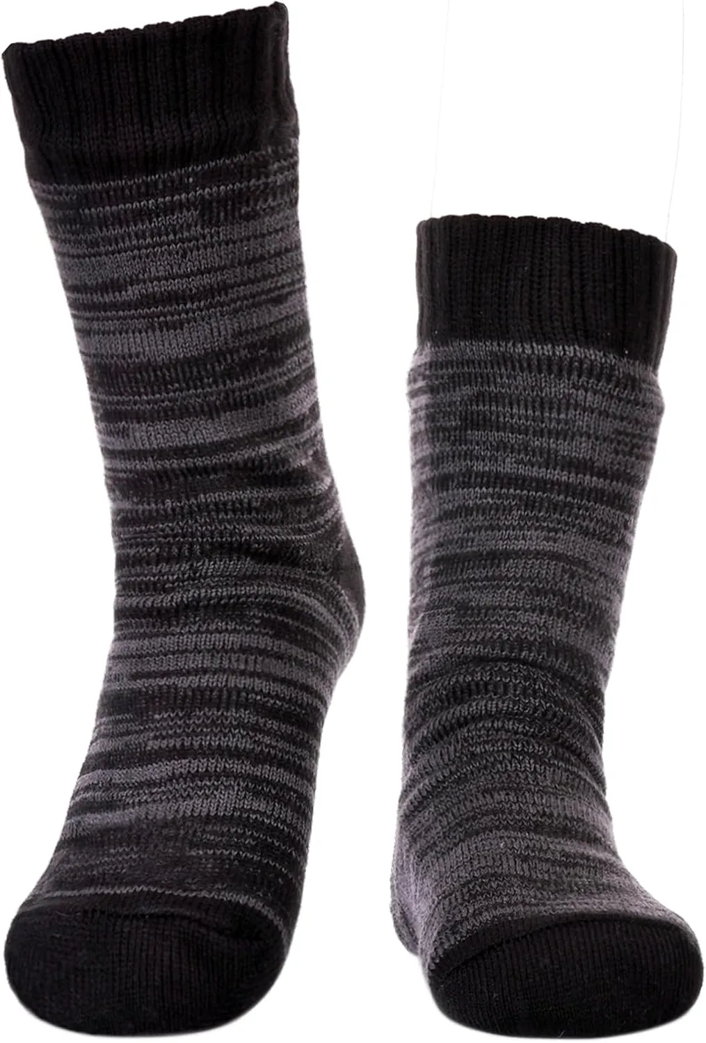 DYW Mens Fuzzy Slipper Socks Warm Thick Heavy Thermal Fleece lined Fluffy Winter Non Slip Socks