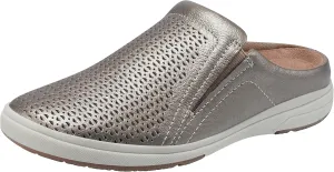 Earth Origins Women’s Emilia Sneaker I Slip-On Leather Clog with Breathable Cutouts for Everyday