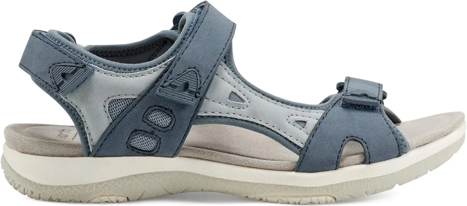 Earth Origins Women’s Skylar Sandal I Slip Resistant, Suede Sandals for Everyday