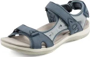 Earth Origins Women’s Skylar Sandal I Slip Resistant, Suede Sandals for Everyday