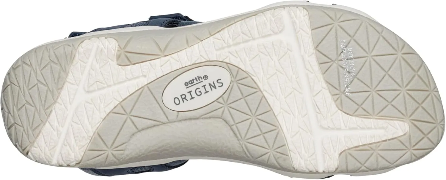 Earth Origins Women’s Skylar Sandal I Slip Resistant, Suede Sandals for Everyday