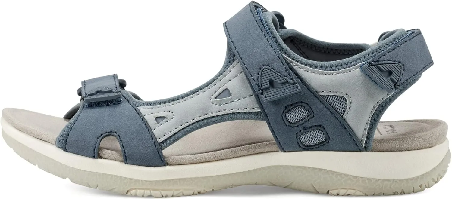 Earth Origins Women’s Skylar Sandal I Slip Resistant, Suede Sandals for Everyday