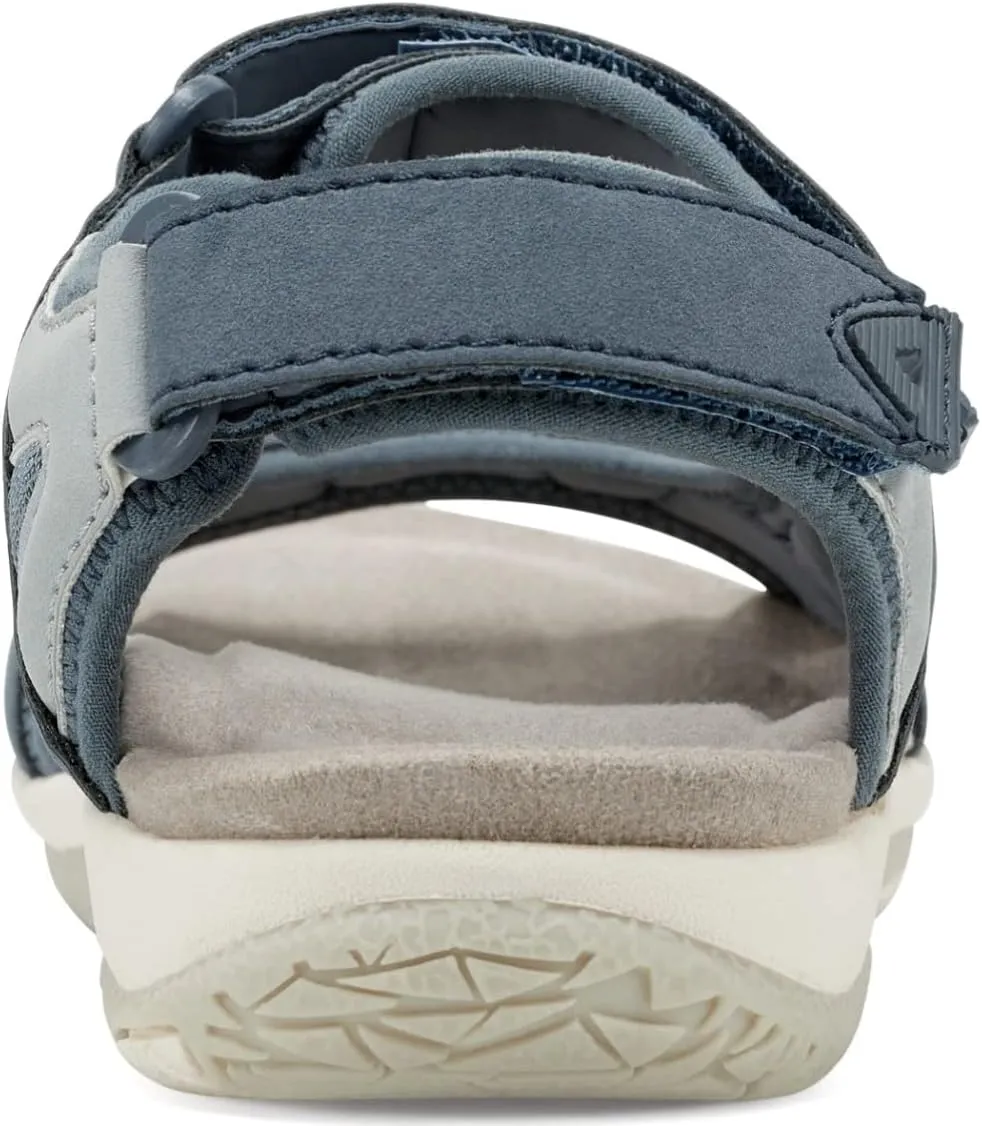 Earth Origins Women’s Skylar Sandal I Slip Resistant, Suede Sandals for Everyday