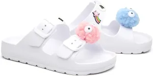 EasyStar Boys and Girls Adjustable Strap EVA Slipper Sandal