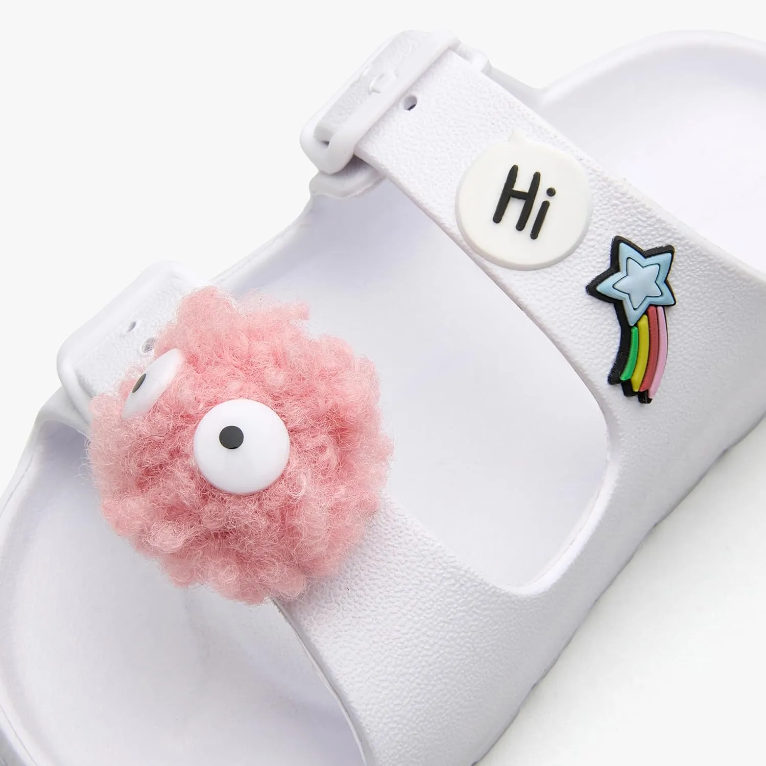 EasyStar Boys and Girls Adjustable Strap EVA Slipper Sandal