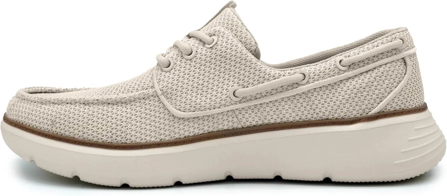 ECO-Friendly Boat Shoe, Lightweight, Breathable Men's Casual Footwear