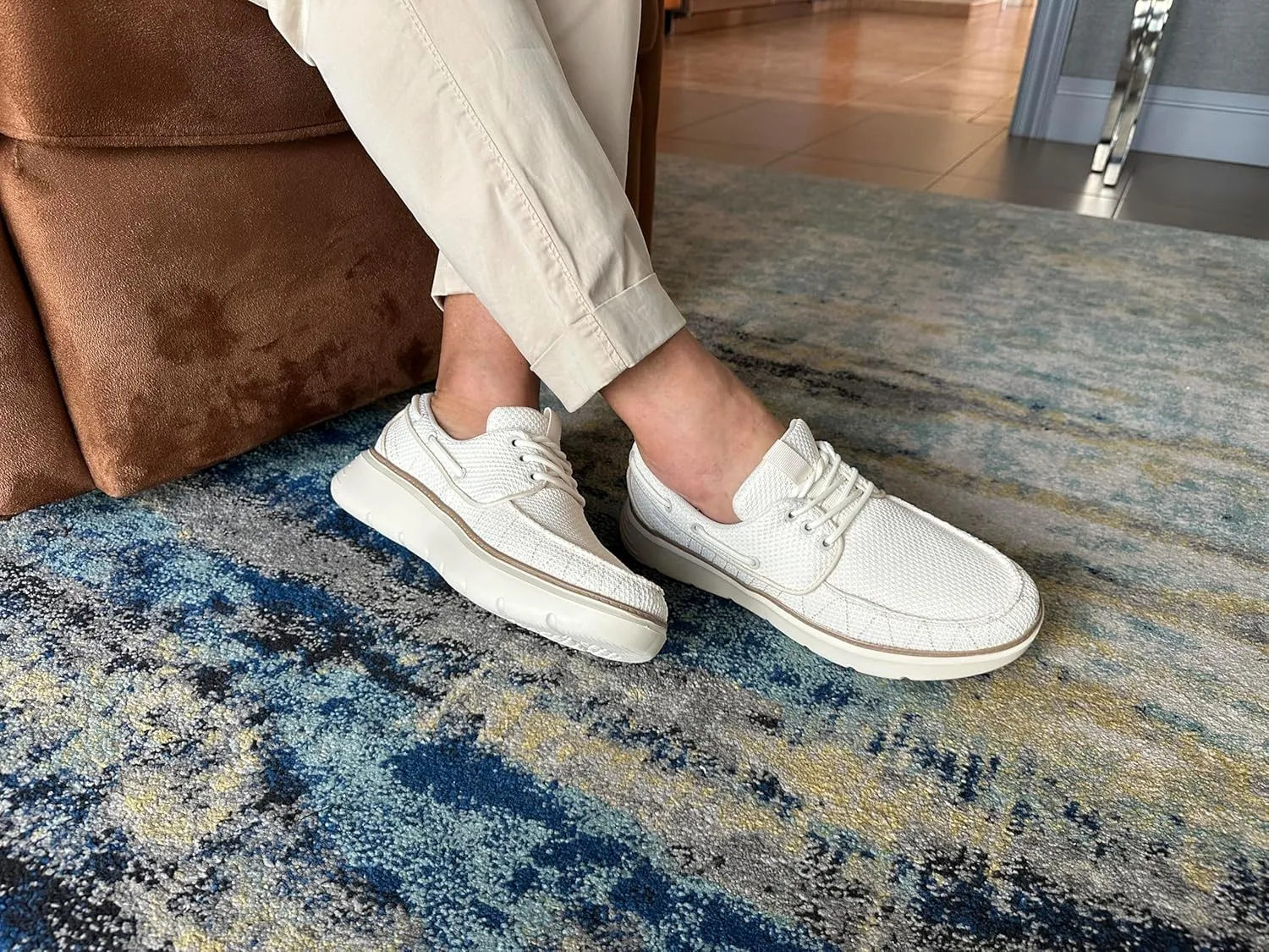 ECO-Friendly Boat Shoe, Lightweight, Breathable Men's Casual Footwear