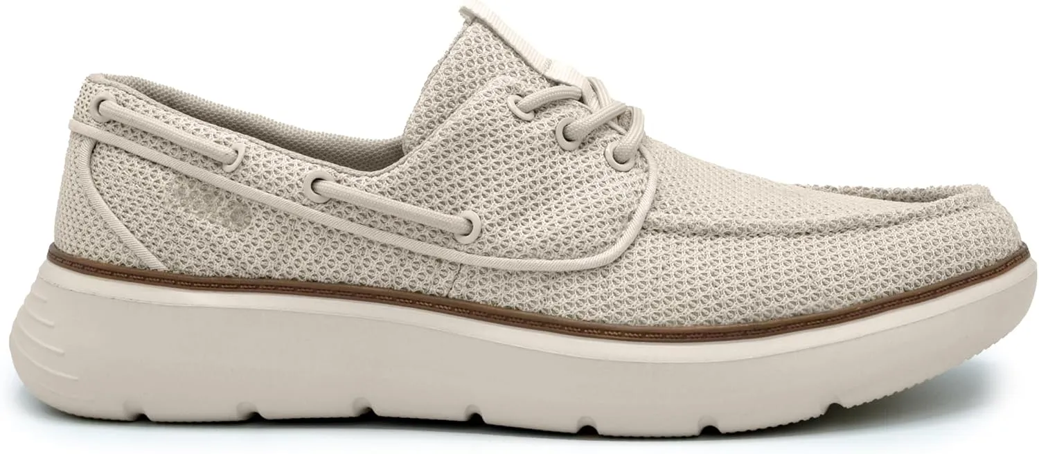 ECO-Friendly Boat Shoe, Lightweight, Breathable Men's Casual Footwear