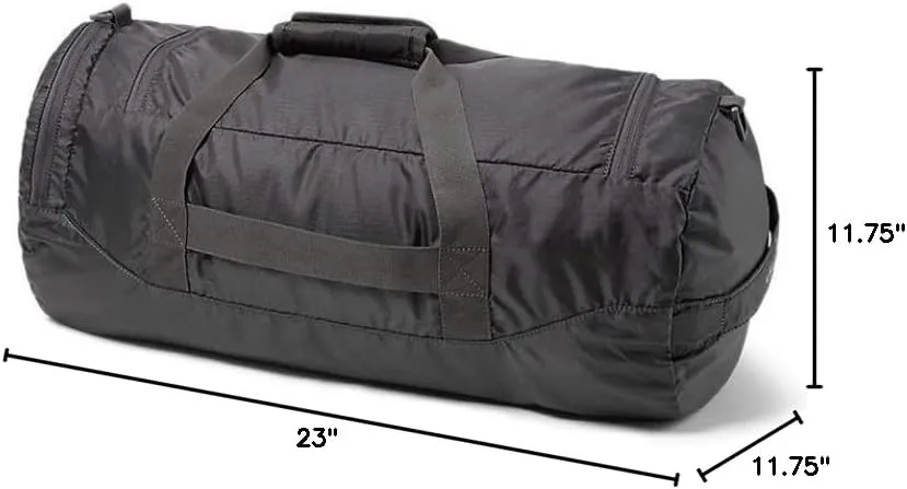 Eddie Bauer Stowaway Packable Duffel Bag | Travel | Foldable | Lightweight | Durable | Ripstop Polyester | 23" Length | 45L Capacity