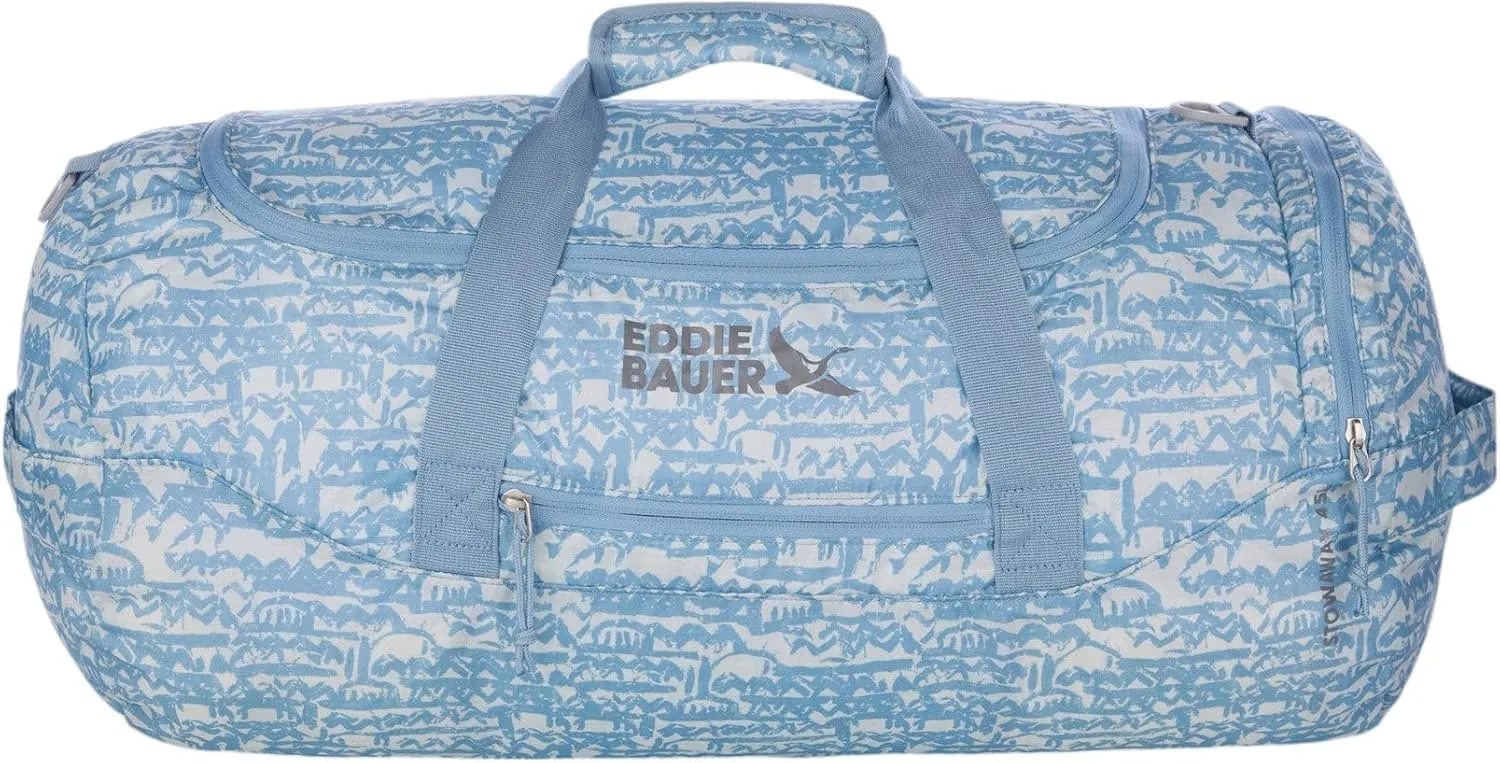 Eddie Bauer Stowaway Packable Duffel Bag | Travel | Foldable | Lightweight | Durable | Ripstop Polyester | 23" Length | 45L Capacity