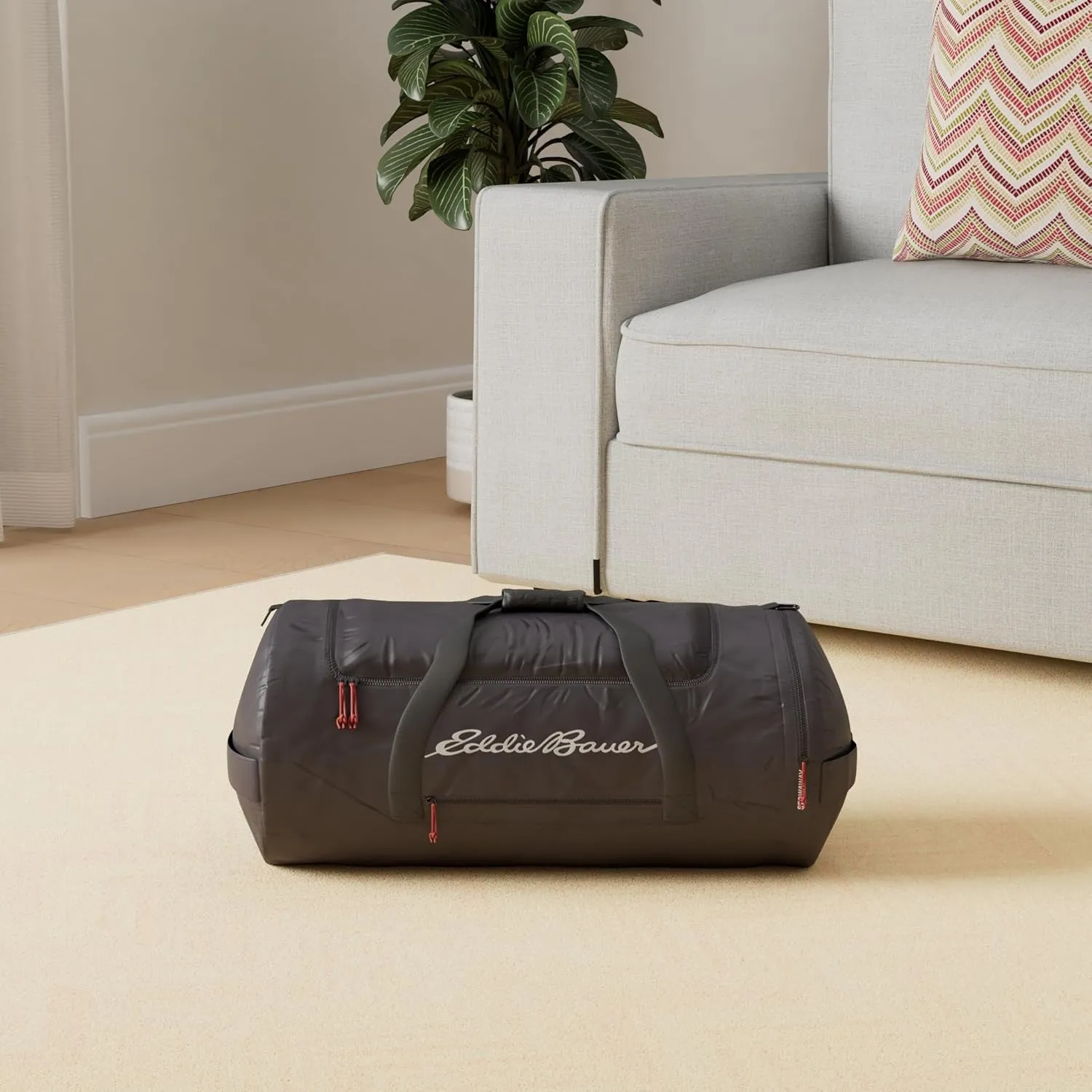 Eddie Bauer Stowaway Packable Duffel Bag | Travel | Foldable | Lightweight | Durable | Ripstop Polyester | 23" Length | 45L Capacity