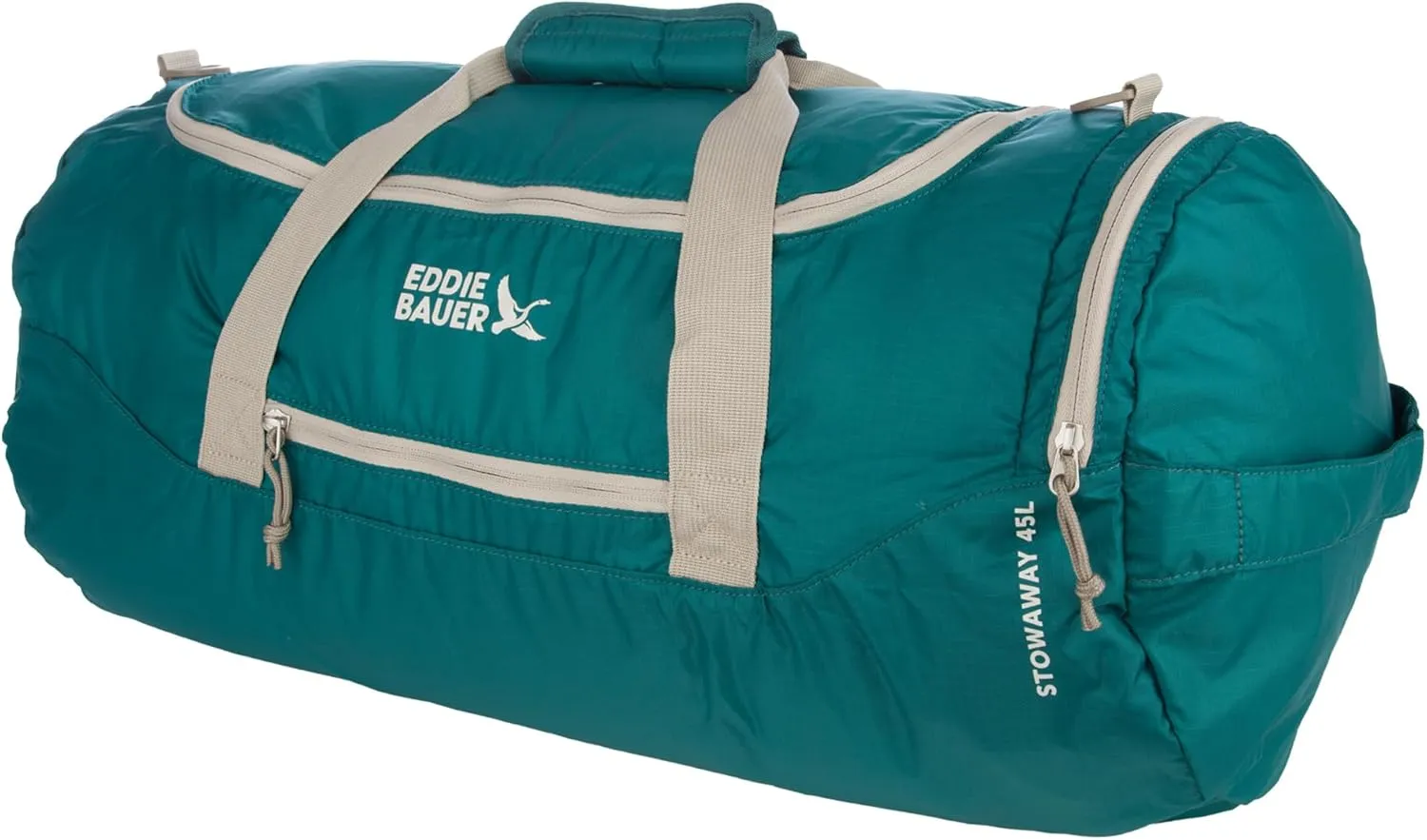 Eddie Bauer Stowaway Packable Duffel Bag | Travel | Foldable | Lightweight | Durable | Ripstop Polyester | 23" Length | 45L Capacity