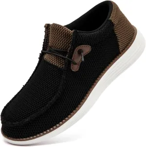 EGMPDA Mens Slip on Loafers Boat Shoes Non Slip Walking Sports Shoes Driving Shoes Casual Office Shoes Gym Lightweight Comfortable Shoes