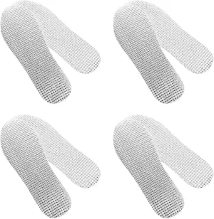 ERINGOGO 4 Pairs Thermal Wool Insoles for Men and Women Comfortable Winter Shoe Inserts Breathable and Durable Foot Sole Cushions for Keeping Feet Warm Cold Weather