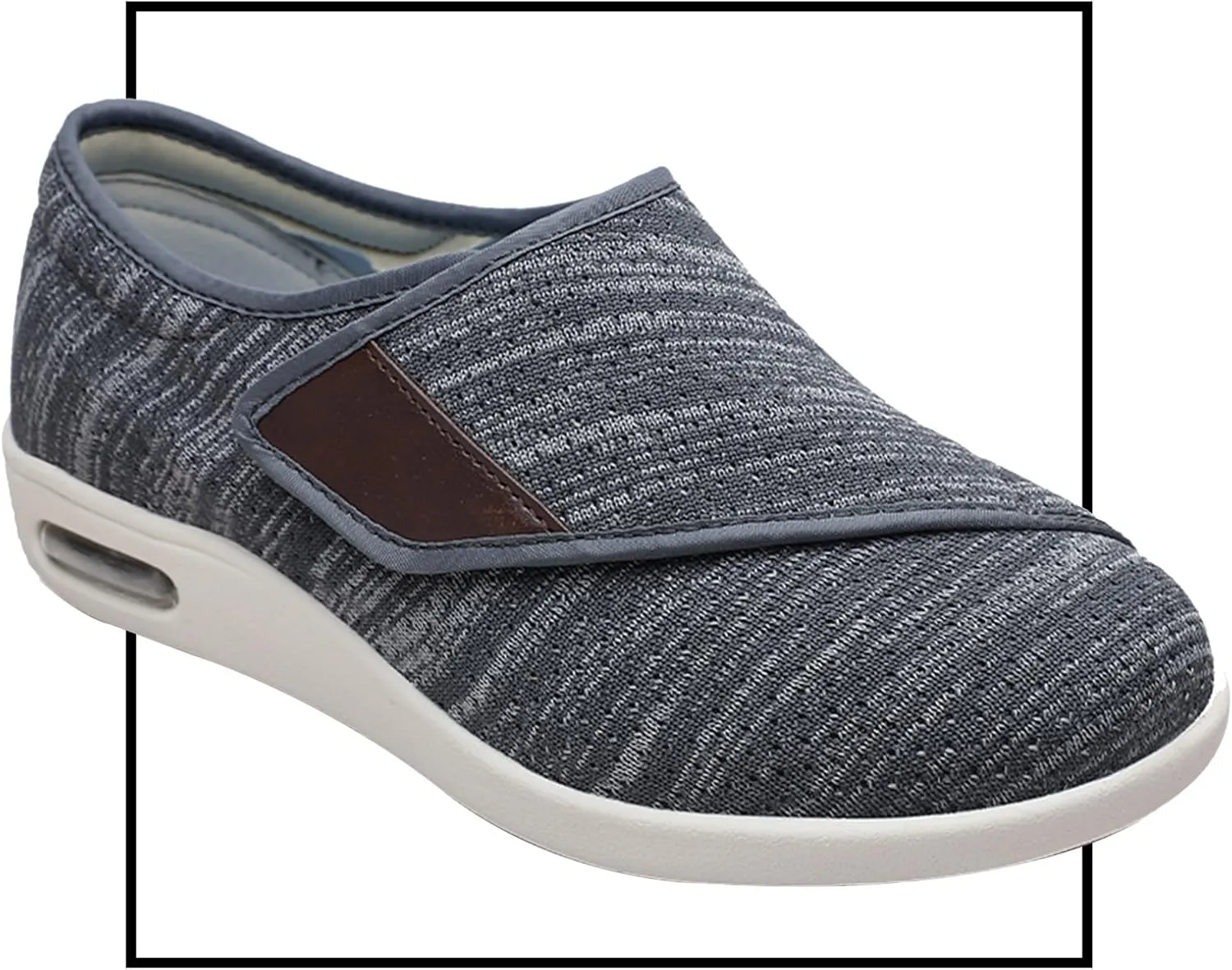 Extra Wide Width Shoes Mens Slip On Trainers Mens Slip On Trainers Casual Walking Nordic Shoes Breathable Shoes Lightweight Tennis Soft Mesh Shoes