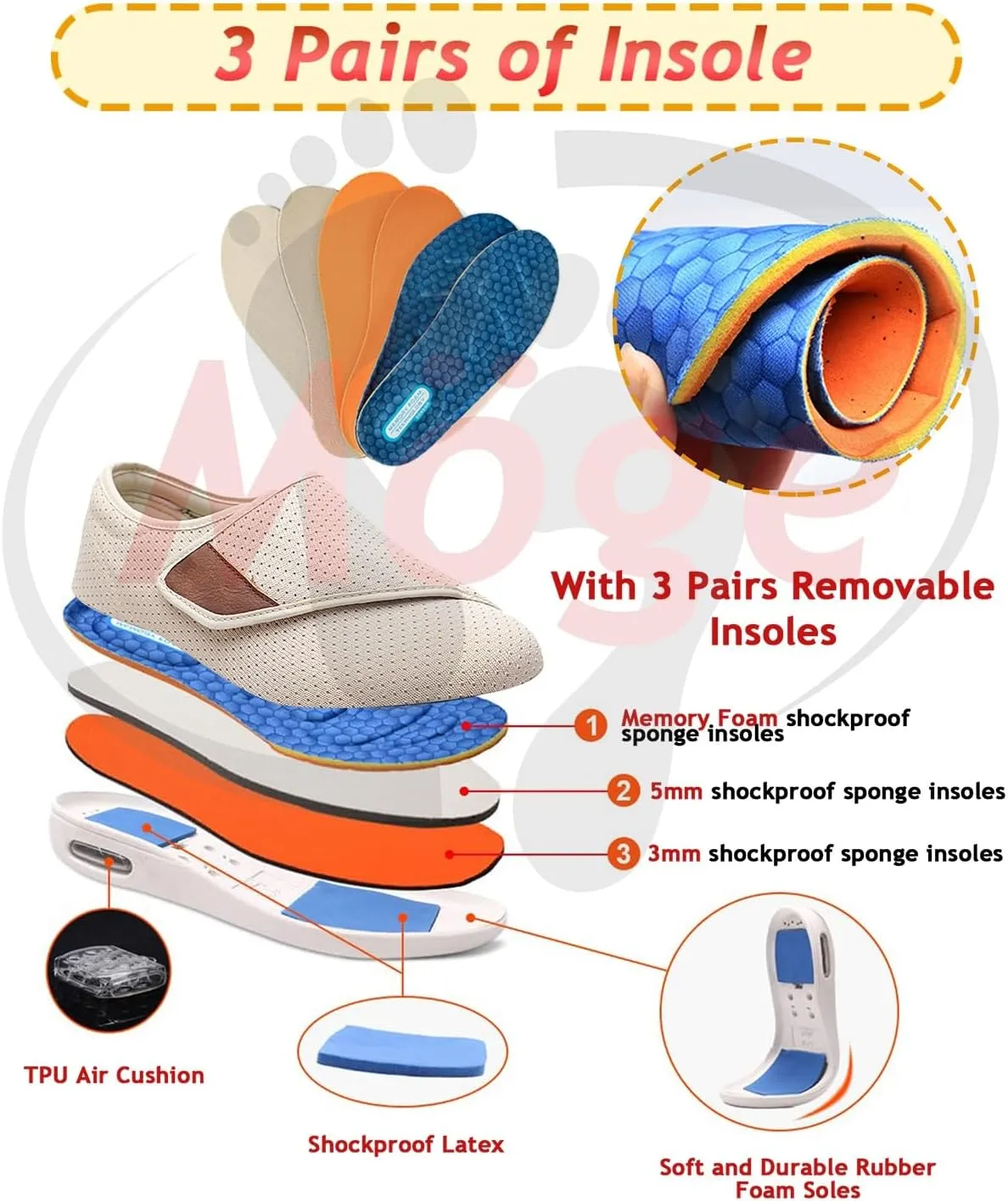Extra Wide Width Shoes Mens Slip On Trainers Mens Slip On Trainers Casual Walking Nordic Shoes Breathable Shoes Lightweight Tennis Soft Mesh Shoes