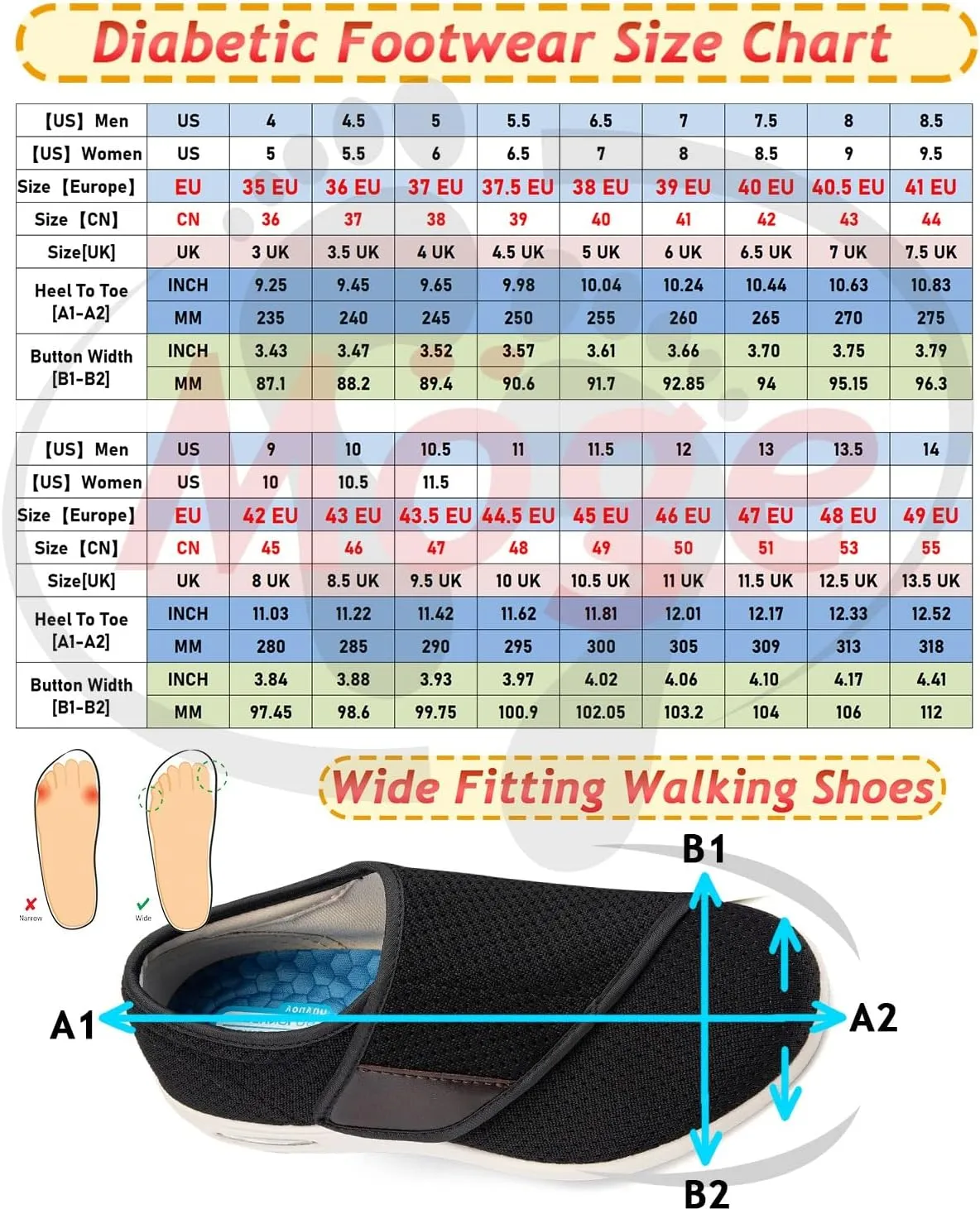 Extra Wide Width Shoes Mens Slip On Trainers Mens Slip On Trainers Casual Walking Nordic Shoes Breathable Shoes Lightweight Tennis Soft Mesh Shoes
