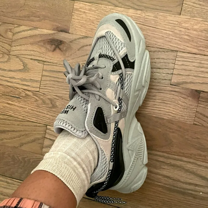 Fashion Women Platform Breathable Casual Sport Shoe