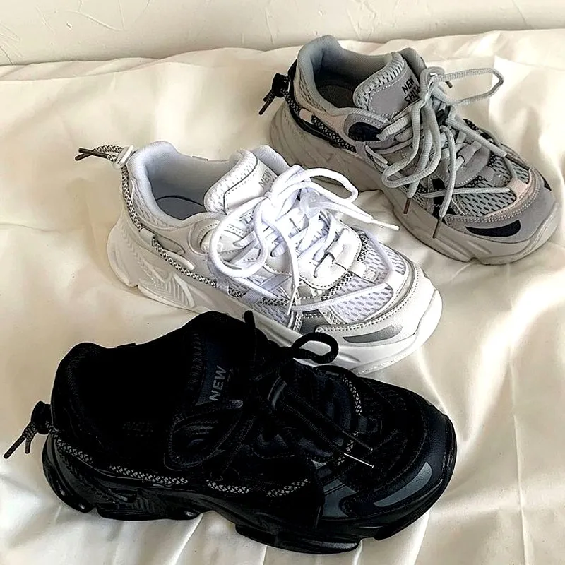 Fashion Women Platform Breathable Casual Sport Shoe