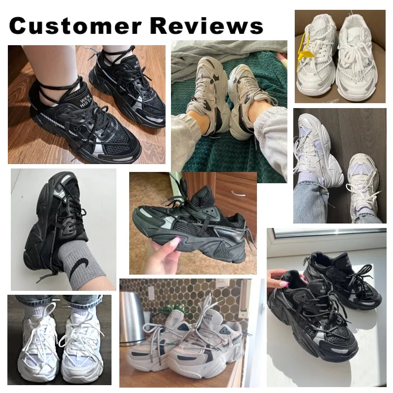Fashion Women Platform Breathable Casual Sport Shoe