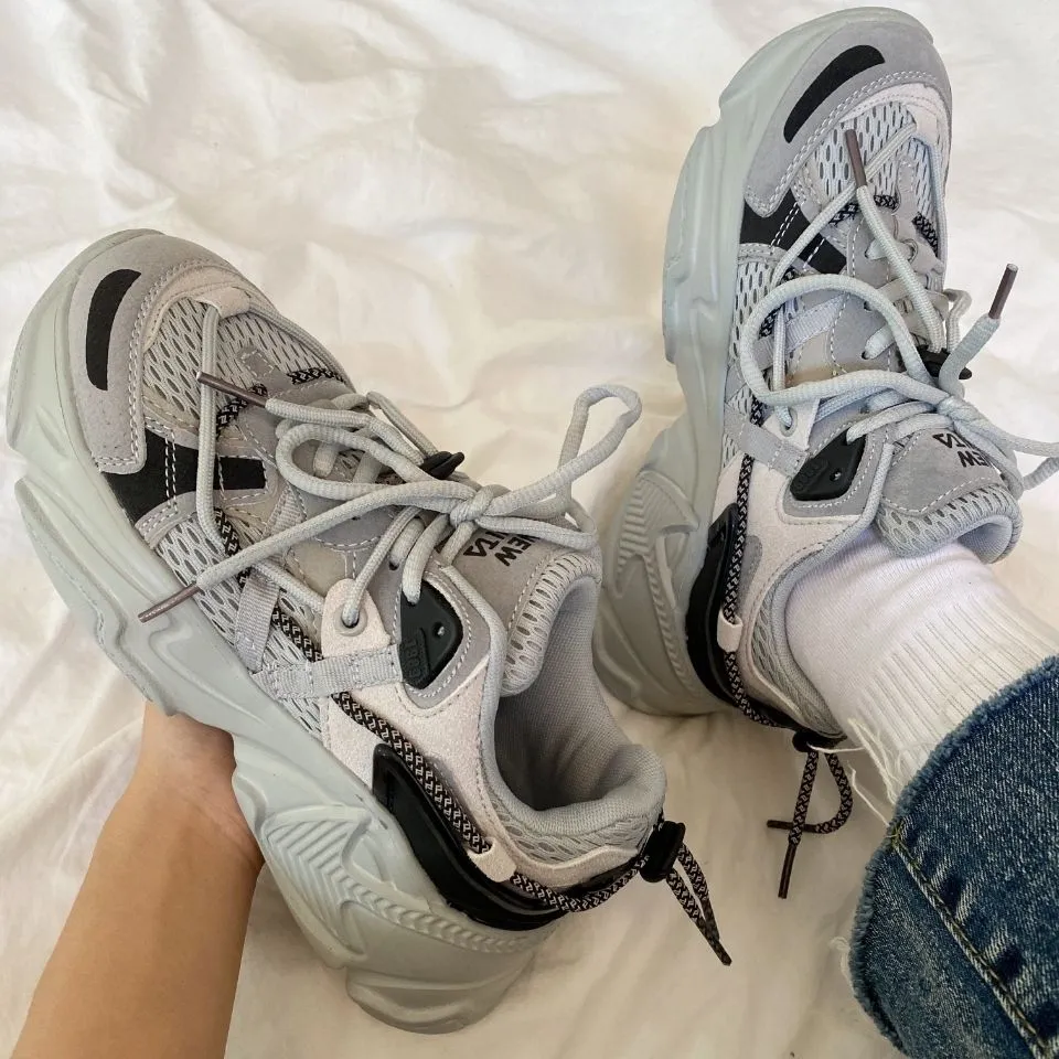Fashion Women Platform Breathable Casual Sport Shoe