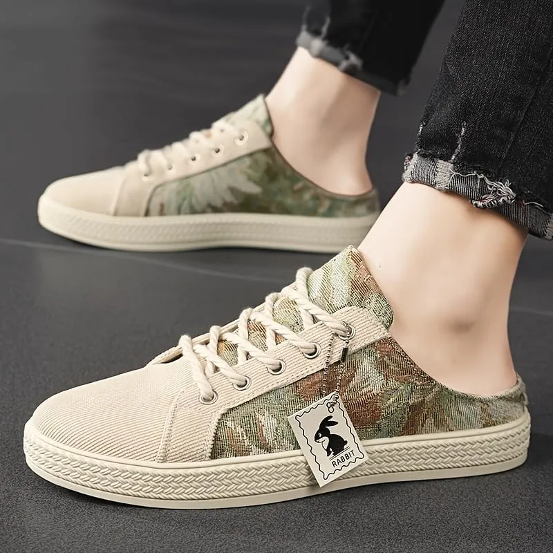 Fashionable Mens Slip On Shoes for Spring Summer, Casual Indoor & Outdoor Walking Mules Sneakers, Non-Slip Comfortable Loafers for Work/Hiker/Trekking