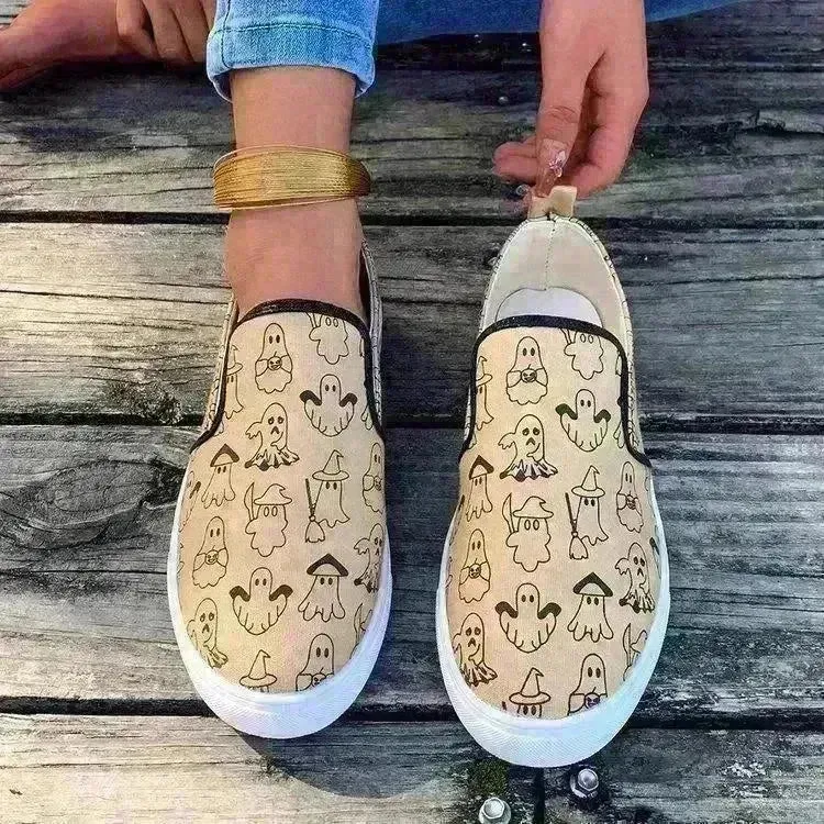 Fashionable Round Toe Casual  Women's Sports Breathable Non-slip loafers Shoes for Women cover shoe