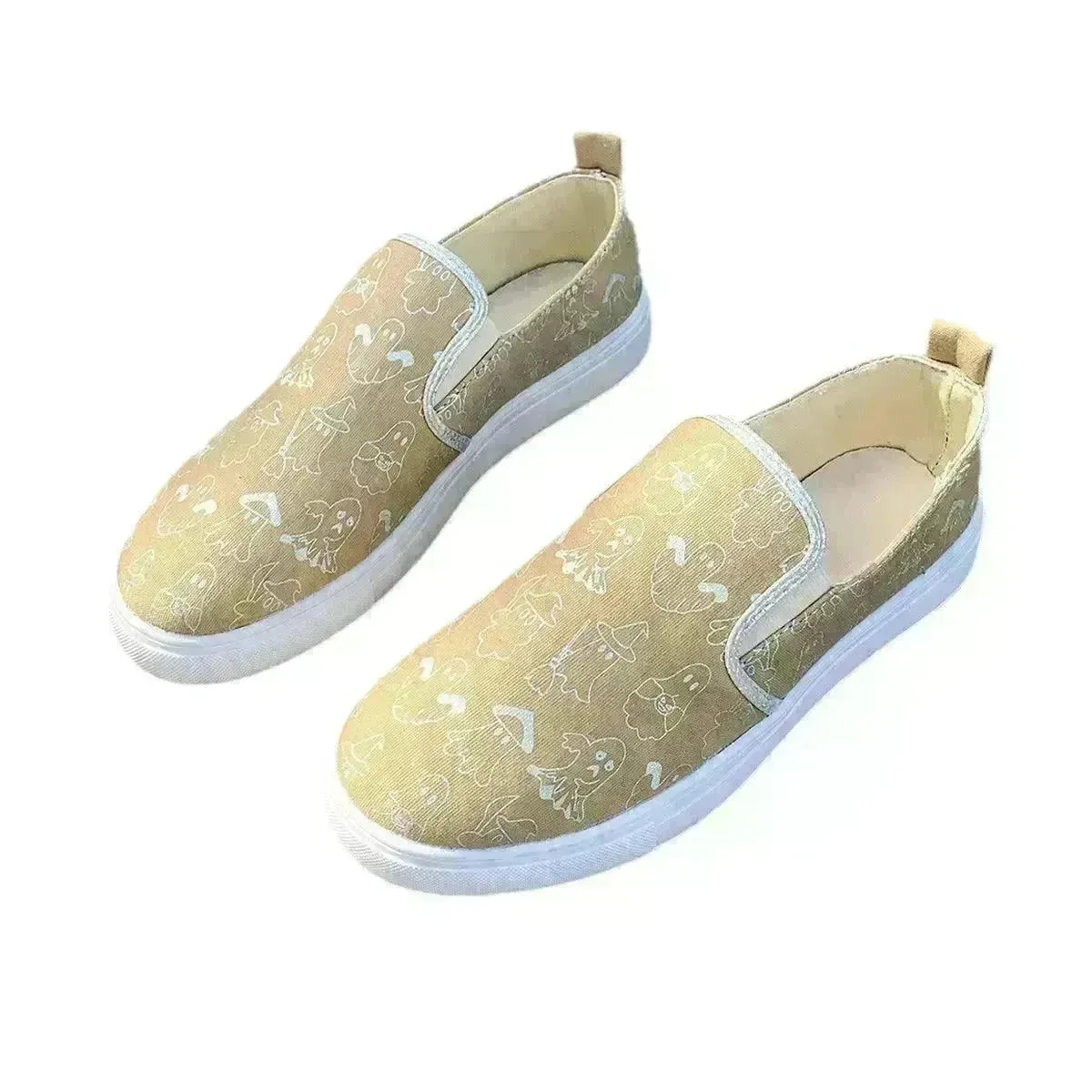Fashionable Round Toe Casual  Women's Sports Breathable Non-slip loafers Shoes for Women cover shoe