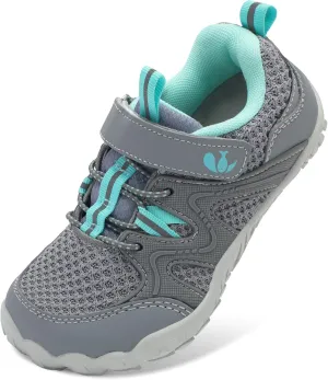 FEETCITY Kids Barefoot Shoes Boys Girls Sneakers Toddler Walking Shoes Kids Hiking Shoe Lightweight Outdoor Tennis Shoe