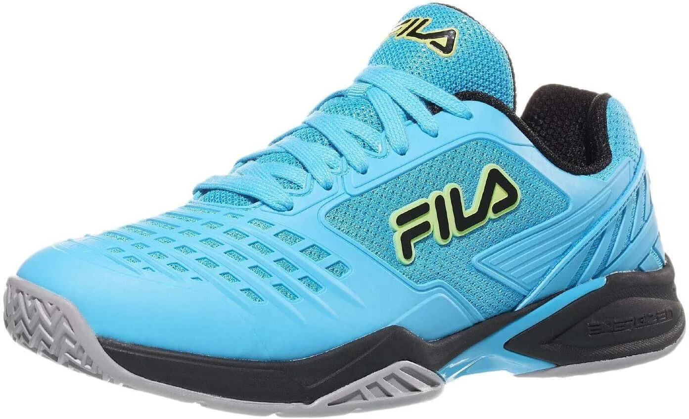 Fila Axilus 2 Energized Mens Tennis Shoe Hawaiian Ocean/Silver Sconce/Black (US Footwear Size System, Adult, Men, Numeric, Medium, 8.5)