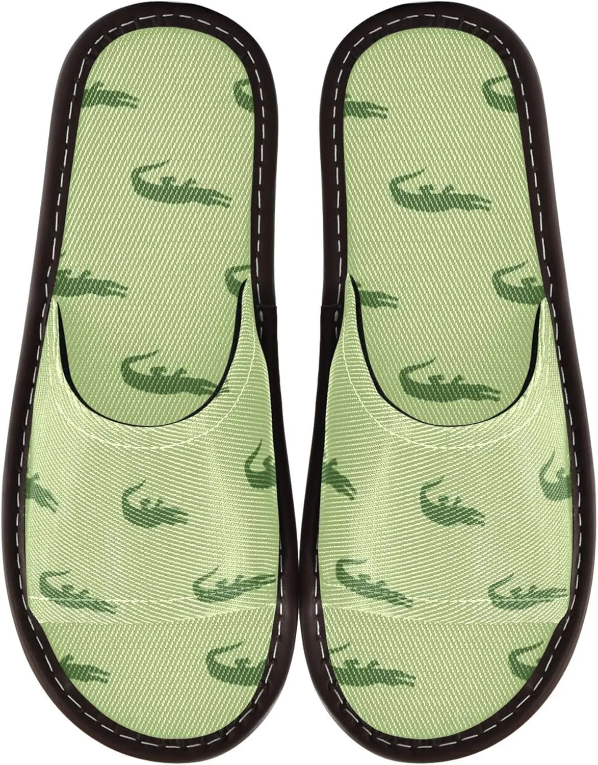 Fisyme Slippers for Women Men Slip-On Open Toe Indoor Outdoor House Shoes Home Slipper