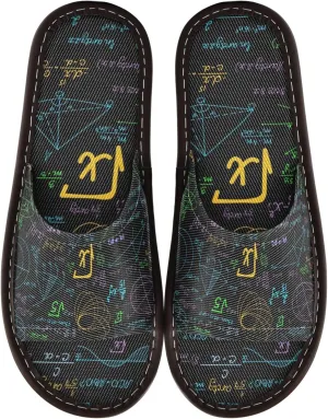 Fisyme Slippers for Women Men Slip-On Open Toe Indoor Outdoor House Shoes Home Slipper