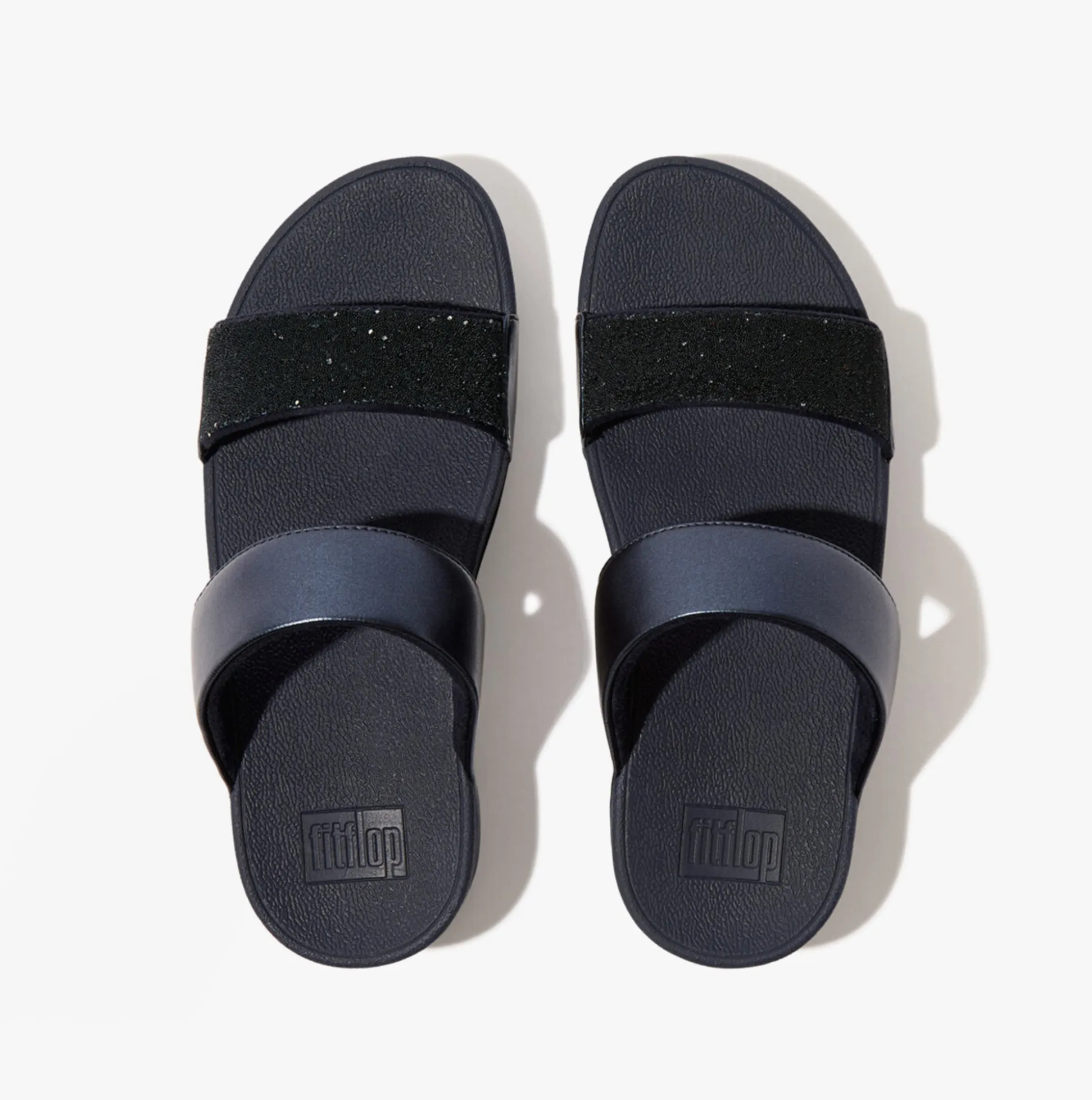 FitFlop LULU OPUL Womens Sliders Midnight Navy