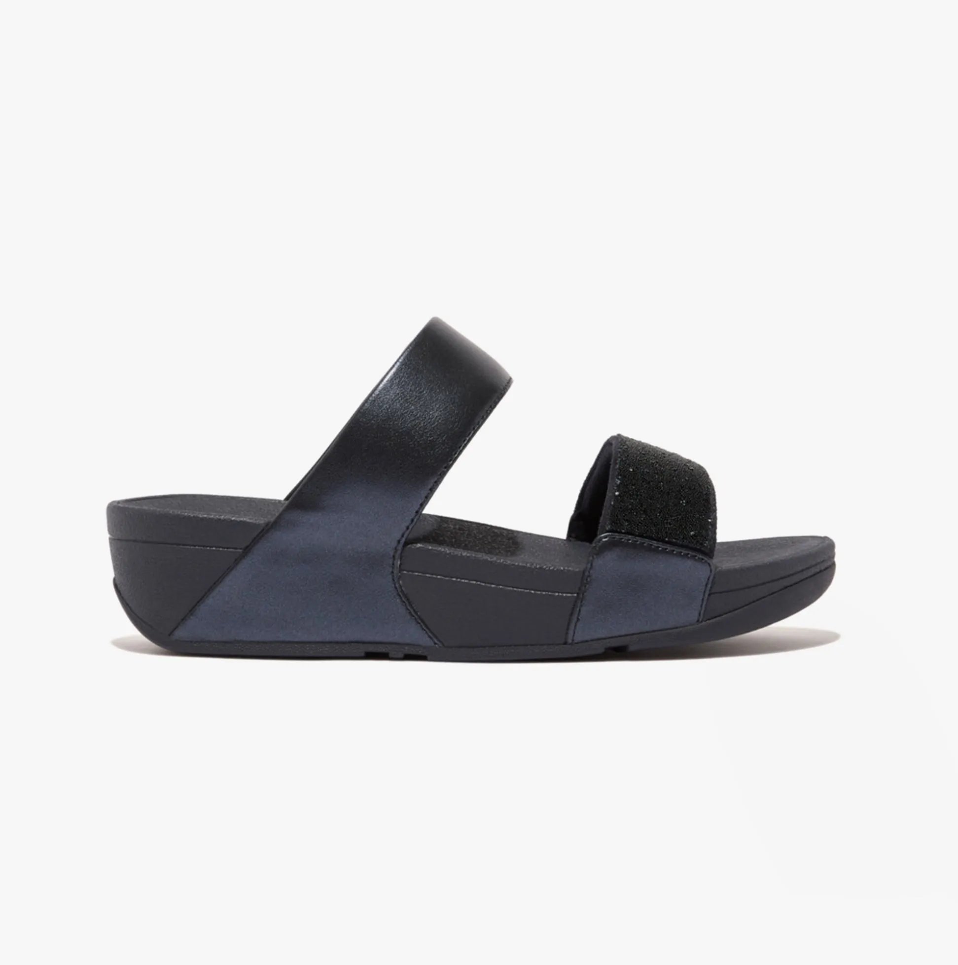 FitFlop LULU OPUL Womens Sliders Midnight Navy